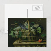 Een mand van druiven briefkaart (Voorkant / Achterkant)