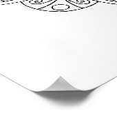 Een Mandala 010617 Volwassen kleurstof Deze Poster (Hoek)