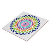 Een mandala tegeltje (Zijkant)