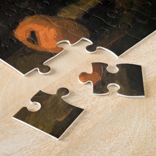 Een mandje appels van Vincent van Gogh Legpuzzel (Zijkant)