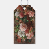 Een mandje met Rozen | Eugene Petit Cadeaulabel (Voorkant)