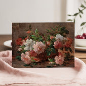 Een mandje met Rozen | Eugene Petit Kaart