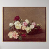 Een mandje Rozen, 1890 Poster (Voorkant)