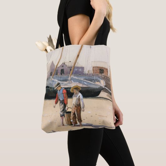 Een mandje van Clams | Winslow Homer Tote Bag (Dichtbij)