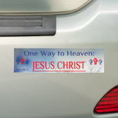 Een manier om Bumpersticker te hemelen (Op auto)