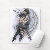Een manier om de moon Romantic Love Mousepad te pa Muismat (Met muis)