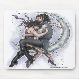 Een manier om de moon Romantic Love Mousepad te pa Muismat