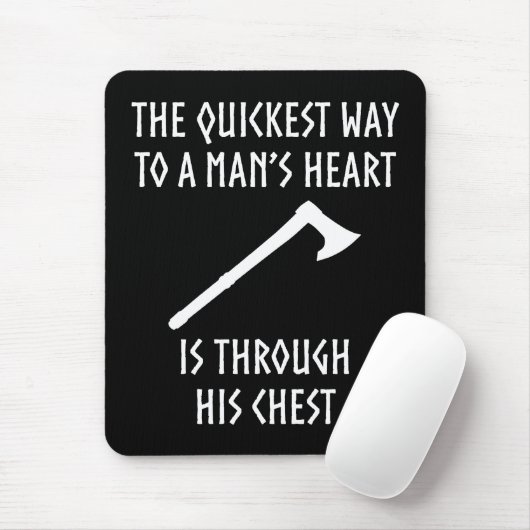 Een manier om een Man te laten horen Muismat (Met muis)