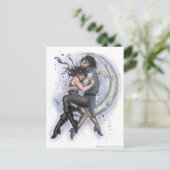 Een manier om het Briefkaart van de Moon Romantic  (Staand voorkant)