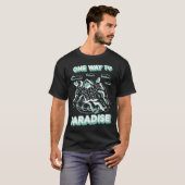 Een manier om het Paradijs Extreme Snow Ski te par T-shirt (Voorkant volledig)