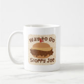 Een manier om Sloppy Joe Sandwich Slogan te gebrui Koffiemok (Links)