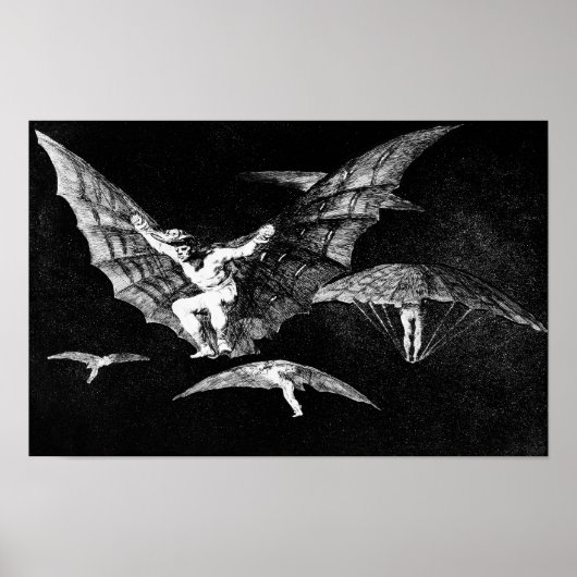 Een manier van vliegen, Francisco Goya Poster (Voorkant)