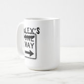 Een manier waarop u koffie-Mok kunt gebruiken Koffiemok (Voorkant links)