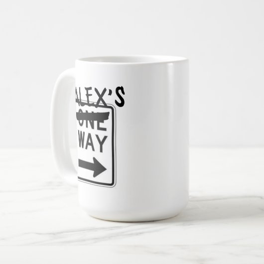 Een manier waarop u koffie-Mok kunt gebruiken Koffiemok (Voorkant links)