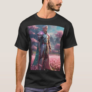 Een mannelijke duivelhoek t-shirt