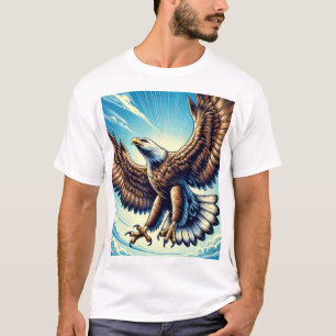 Een mannen T-shirt met het afbeelding van een ster