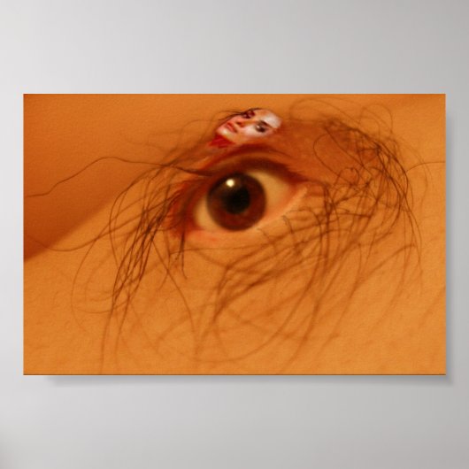 een mannenborst poster (Voorkant)