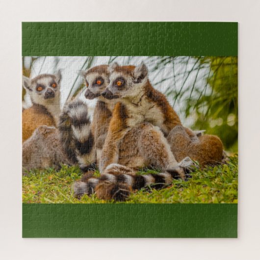 een mannetje citroen knuffelt zijn vrouw op puzzel legpuzzel (Verticaal)