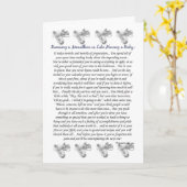 Een marathon lopen is als het hebben van een Baby Kaart (Gele Bloem)