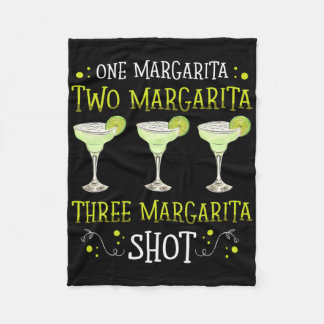 Een Margarita Twee Margarira Schot Voor Een Margar Fleece Deken
