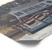 Een Marina in Huron, Ohio Fotografie Poster (Hoek)