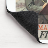 Een marinier bevrijden om te vechten muismat (Hoek)