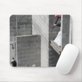 Een marinier en een vijand die een rol speelt muismat (Met muis)