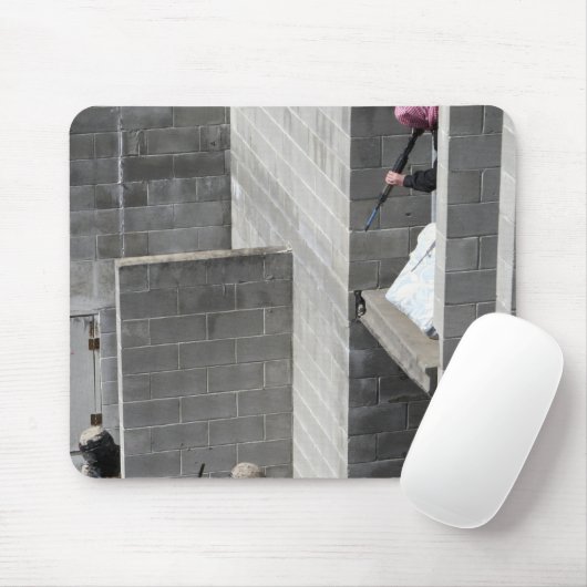 Een marinier en een vijand die een rol speelt muismat (Met muis)