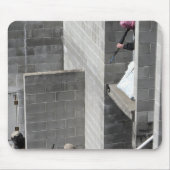 Een marinier en een vijand die een rol speelt muismat (Voorkant)