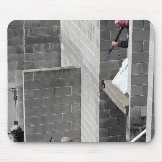 Een marinier en een vijand die een rol speelt muismat (Voorkant)