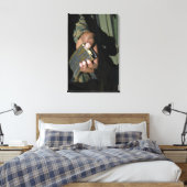 Een marinier laadt blanco munitieronden canvas afdruk (Insitu (Slaapkamer))