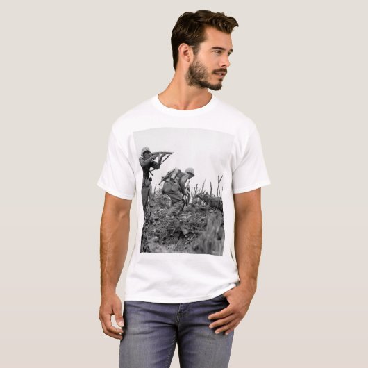 Een marinier van de 1e mariene divisie _War Afbeel T-shirt (Voorkant volledig)