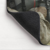 Een marinier voert oefeningen uit muismat (Hoek)