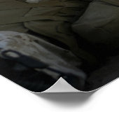 Een marinier vuurt een M16A2-dienstgeweer af Poster (Hoek)