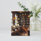 Een maritieme winkel | Contact houden Briefkaart (Staand voorkant)