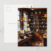 Een maritieme winkel | Contact houden Briefkaart (Voorkant / Achterkant)