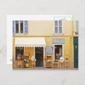 Een marktstraat in de oude stad met een winkel briefkaart (Voorkant / Achterkant)