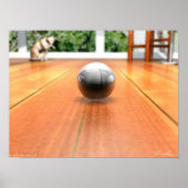 Een marmer met kleur poster (Voorkant)