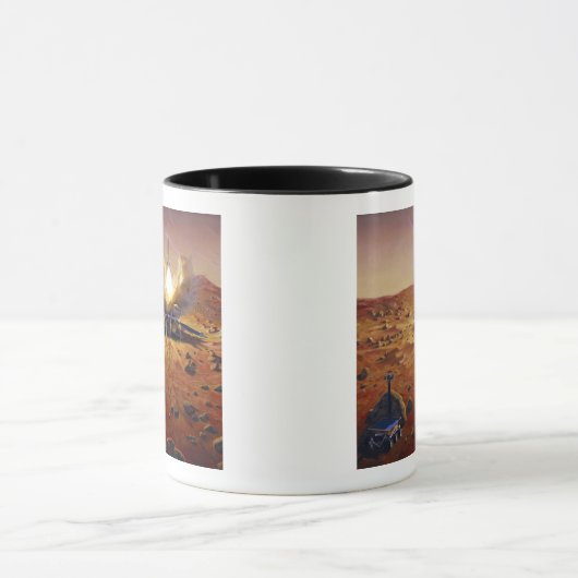 Een Marsbeklimmend voertuig Mok (Midden)