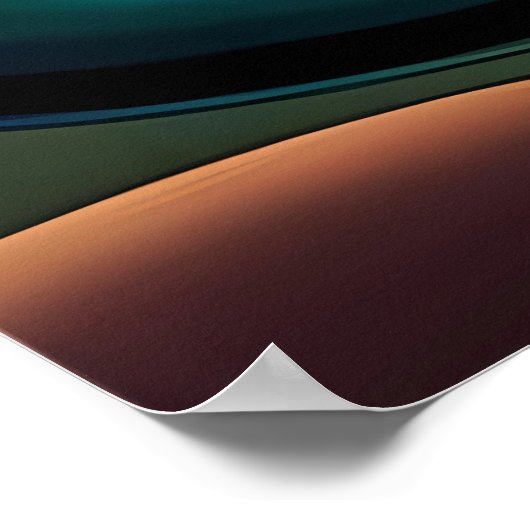 Een Martini landt op de planeet van de olijven - K Poster (Hoek)