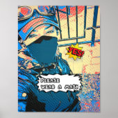 Een masker draag poster (Voorkant)