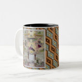 Een Masonic Record Tweekleurige Koffiemok (Voorkant links)