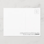 Een Masque van het  Briefkaart van de Dode Florent (Achterkant)