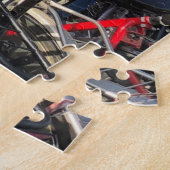 Een massa fietsen in Amsterdam Legpuzzel (Zijkant)