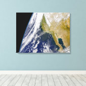 Een massaal systeem met lage druk canvas afdruk (Insitu (Houten vloer))