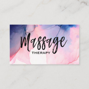 ** Een massagetherapie massagetherapeutische Water Visitekaartje