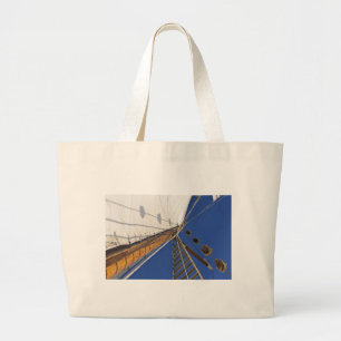 Een mast van perspectief grote tote bag