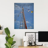 Een mast van perspectief poster (Thuiskantoor)