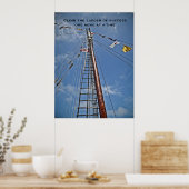 Een mast van perspectief poster (Keuken)