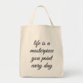 Een masterdelige Canvas tas (Voorkant)